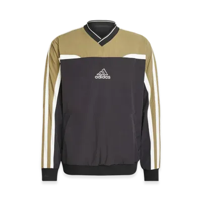 adidas Cut-Line Pullover Top "Black/Olive Strata"