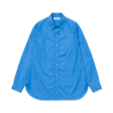 A.PRESSE for everyone Regular Collar Shirt "Sax"