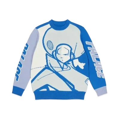 PALACE ZOMBY KNIT "Blue"
