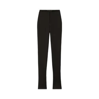 Alexander Wang Stretch Satin Tailored Leggings "Black"