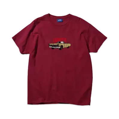 LFYT THROWBACK SOMEBODY'S NIGHTMARE TEE LE "BURGUNDY"
