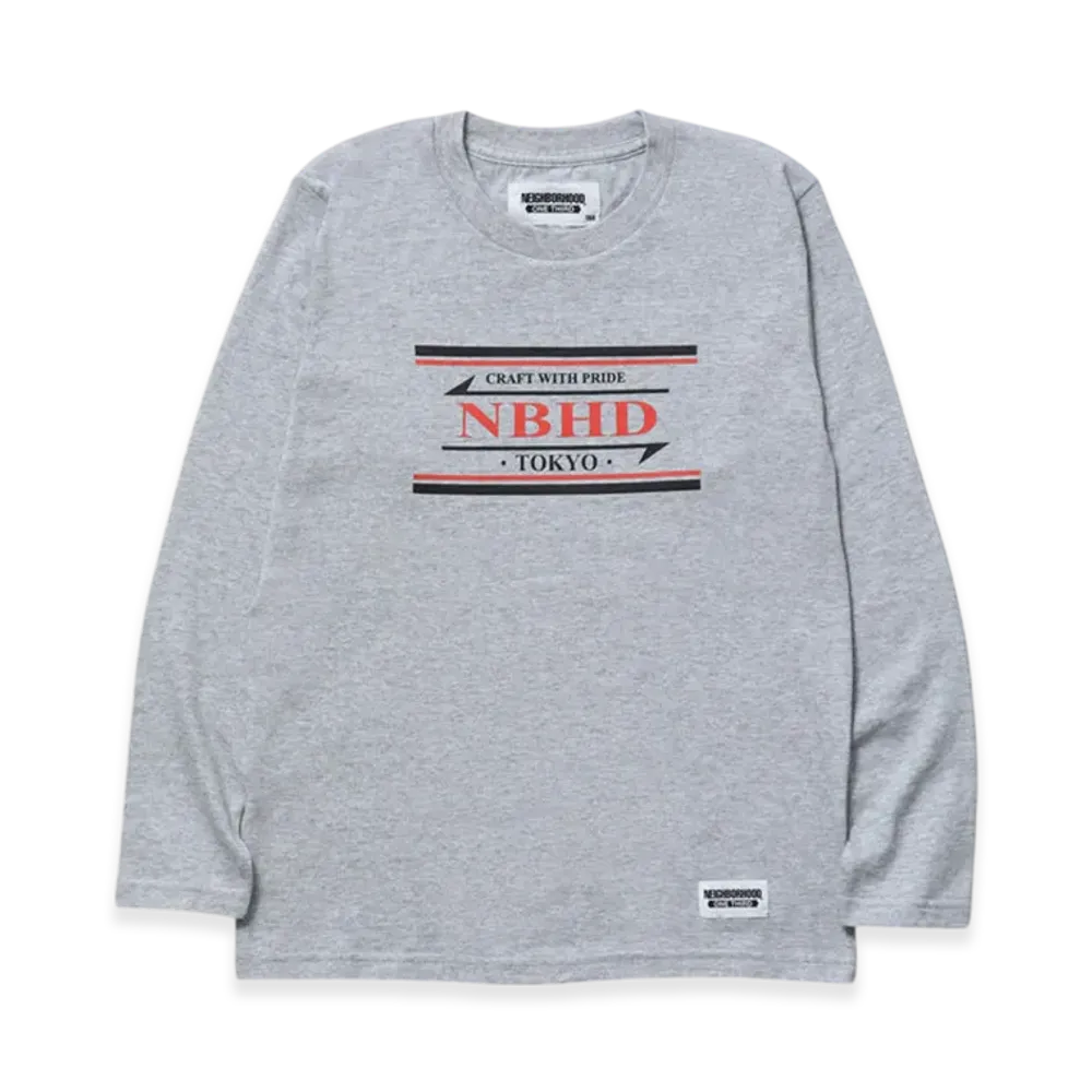 NEIGHBORHOOD Ot. Tee LS-5 "Gray"