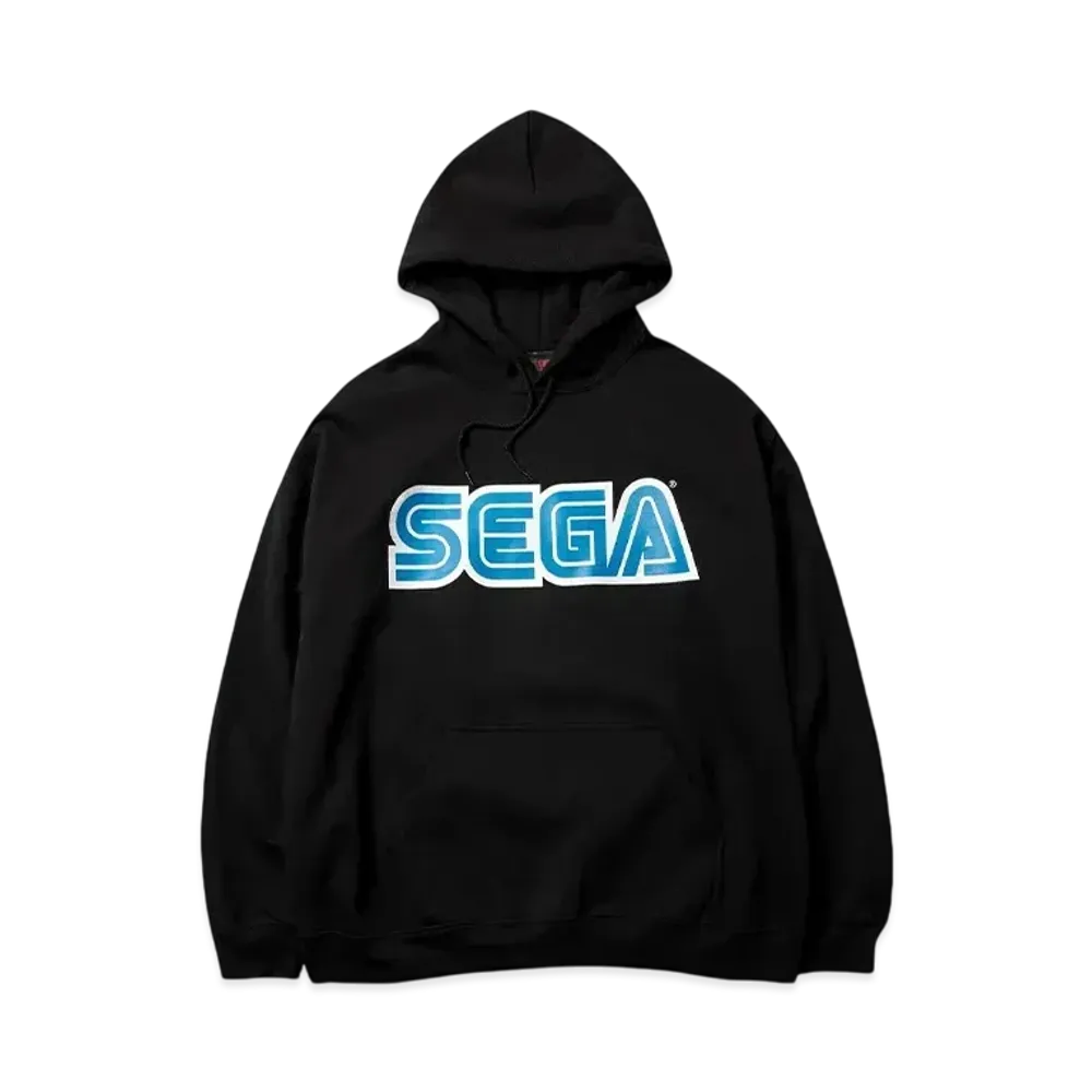 Geeks Rule x SEGA Logo Silkscreen Printing Sweat Hoodie "Black"