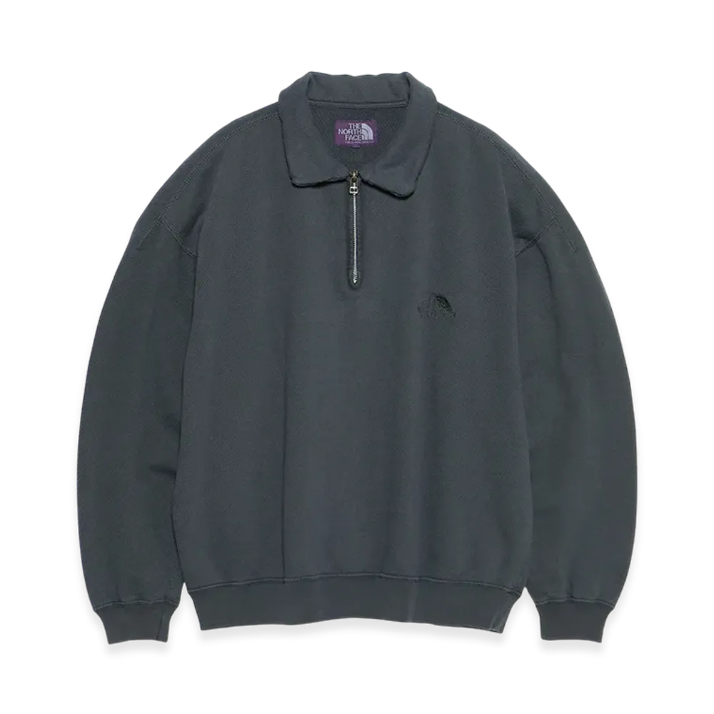 The North Face Purple Label Garment Dyed Field Half Zip "Charcoal"