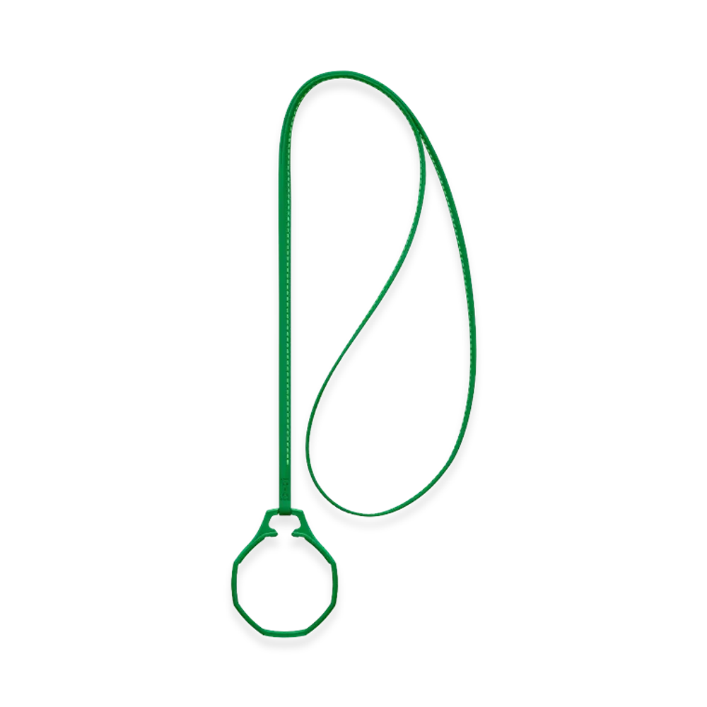 Swatch Royal Pop Leather Lanyard Green Eight "Green"