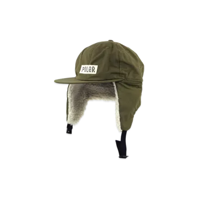 POLeR Cotton Flap Cap "Olive"