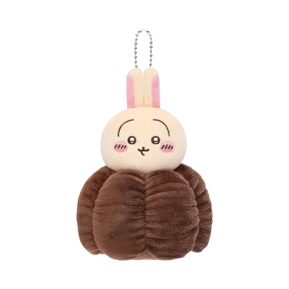 Gray Parka Service -Chiikawa Rabbit Kuji- D Prize Mascot Canele