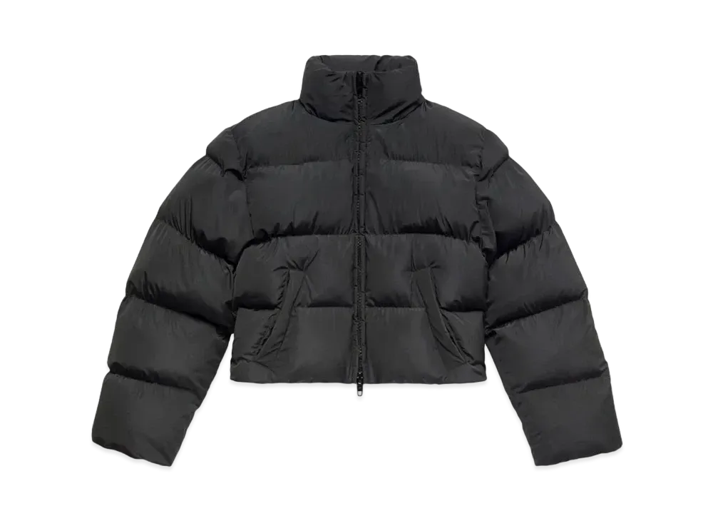 BALENCIAGA MENS Shrunk Puffer "Black"