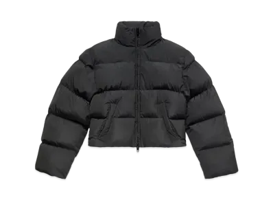 BALENCIAGA MENS Shrunk Puffer "Black"