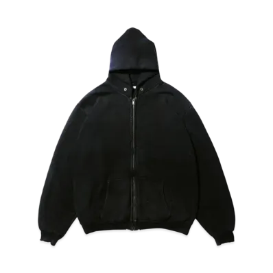 A.PRESSE Vintage Zip Sweat Hoodie "Black"