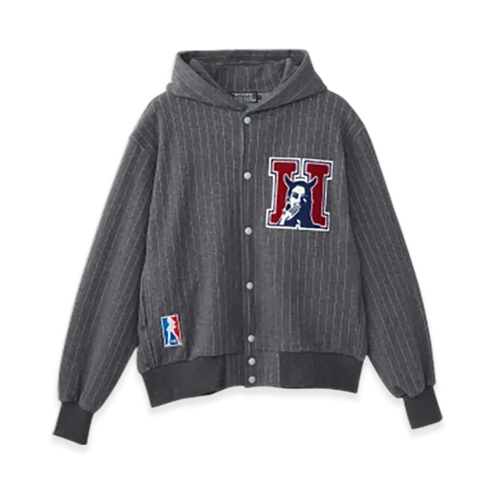 HYSTERIC GLAMOUR Speak No Evil Patch Hoodie "Top Gray"