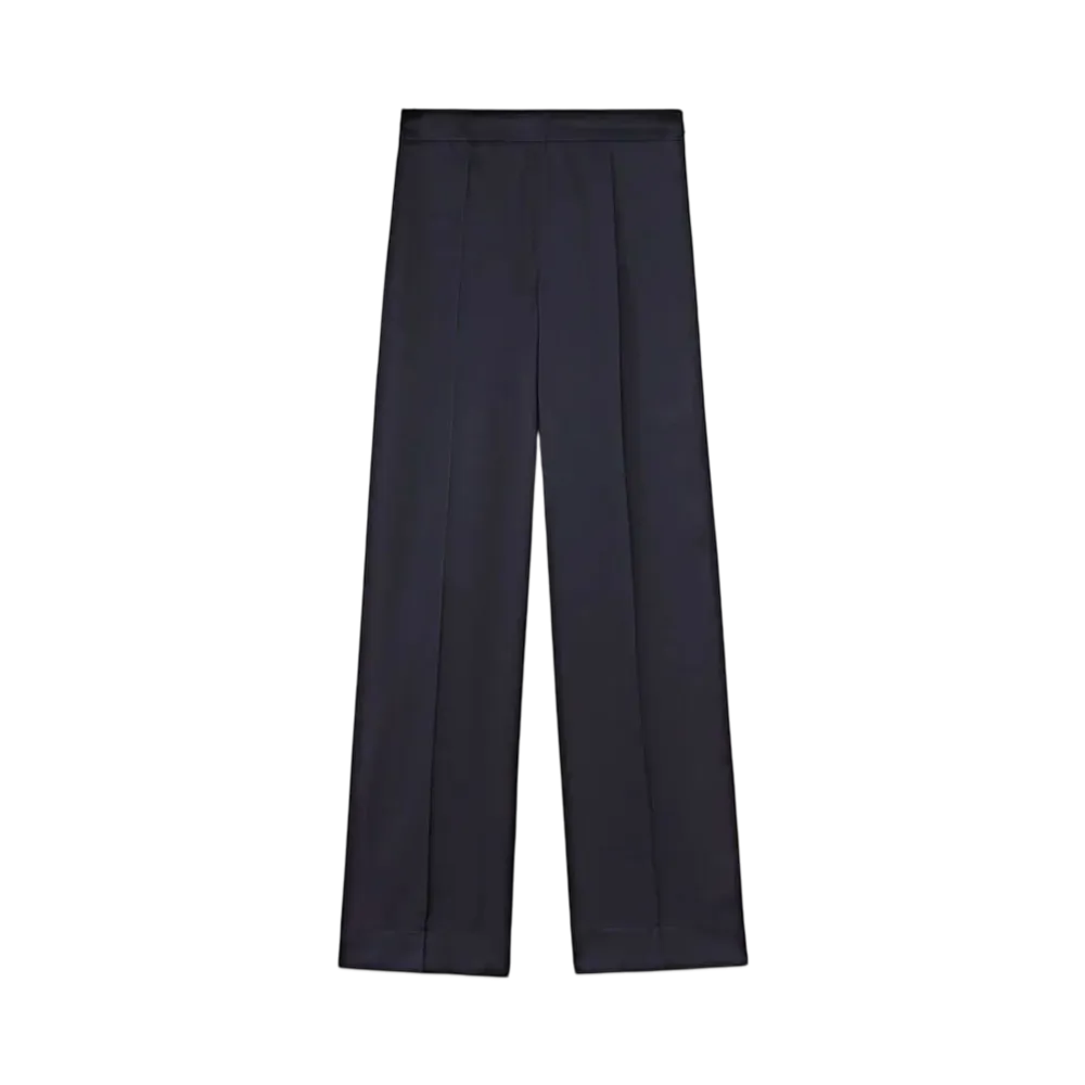 Jil Sander Women's Fluid Viscose Trousers "Navy"