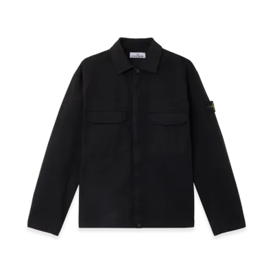 Stone Island 1200009 Organic Cotton Ripstop "Black"
