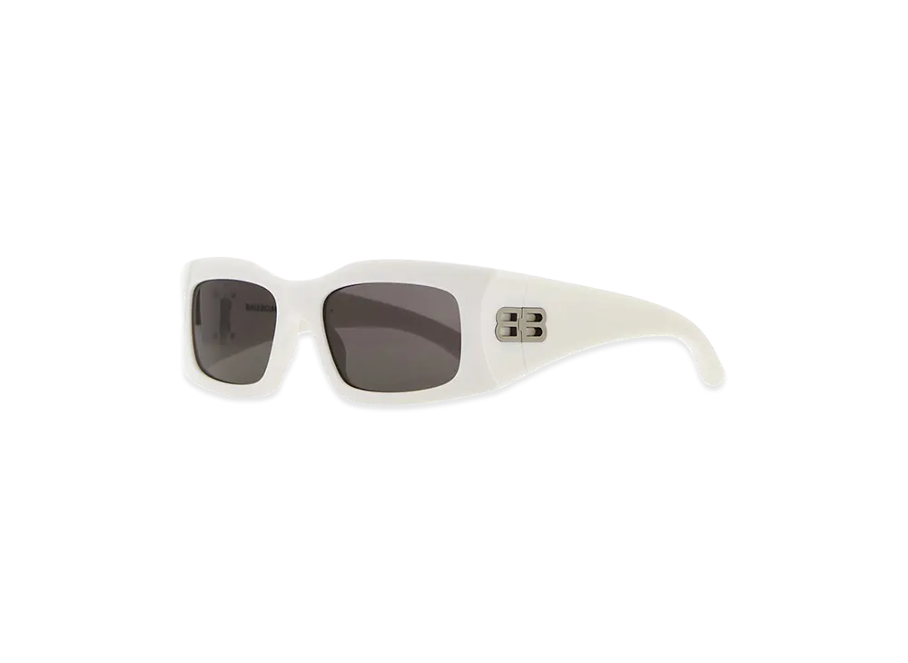 BALENCIAGA Acetate Sunglasses "White"