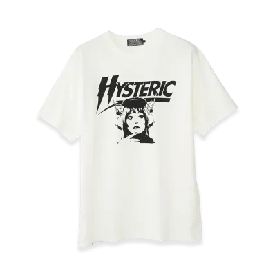 HYSTERIC GLAMOUR Hi-Fi Club T-Shirt "White" 02251CT36