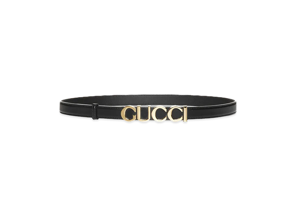 GUCCI Women's 'Gucci' Belt "Black"