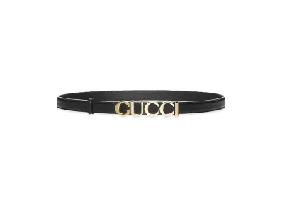 GUCCI Women's 'Gucci' Belt "Black"