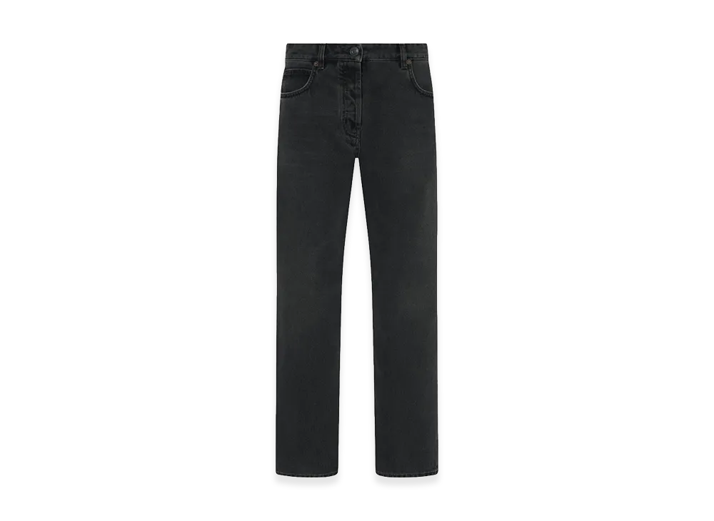 The Row Women's Riaco Cotton Jeans "Faded Black"