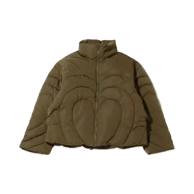 atmos pink Two-Way Heart Down Jacket "Khaki"