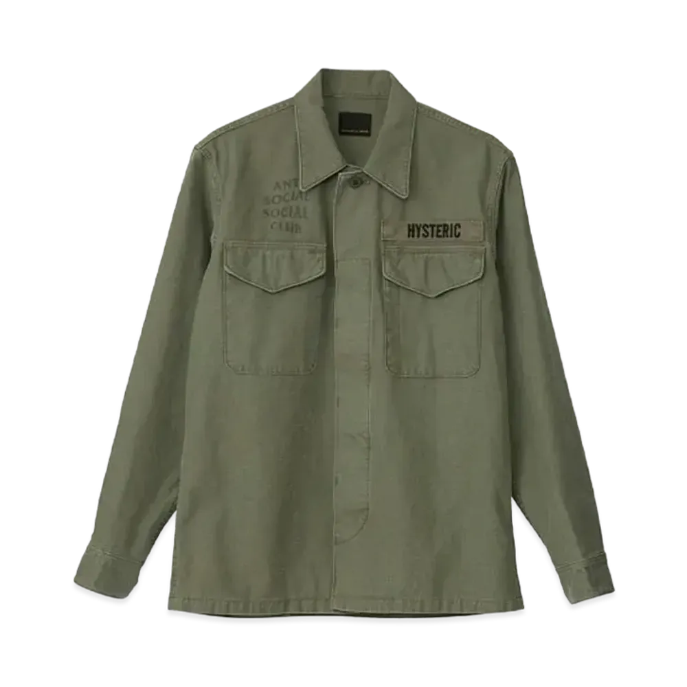 ANTI SOCIAL SOCIAL CLUB x Hysteric Glamour BDU Shirt "Olive" (SS20)