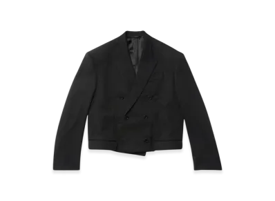 BALENCIAGA Women's Folded Tailored Jacket "Black"