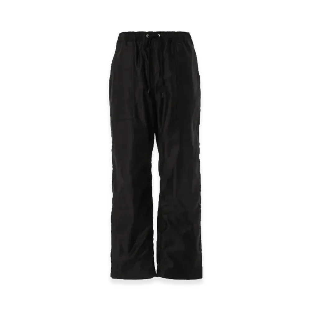 COMME des GARCONS HOMME Cotton Satin Baker Pants "Black"