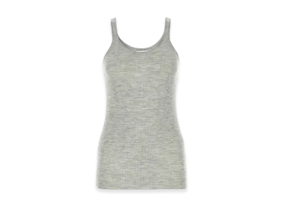 Bottega Veneta Women's Melange Grey Wool Tank Top "Grey"