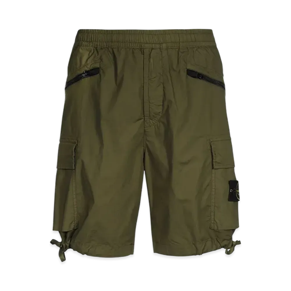 Stone Island L0403 Bermuda Shorts - 21SS "Olive Green"