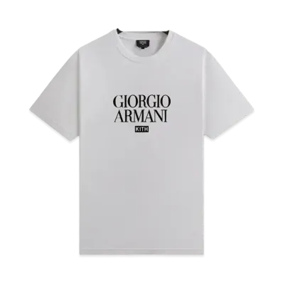 Kith x Giorgio Armani Tee "White"
