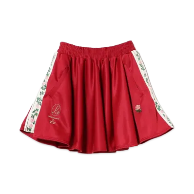 BEAMS COUTURE x RURU MARY'S Chocolat Sable Jersey Skirt "Bordeaux"