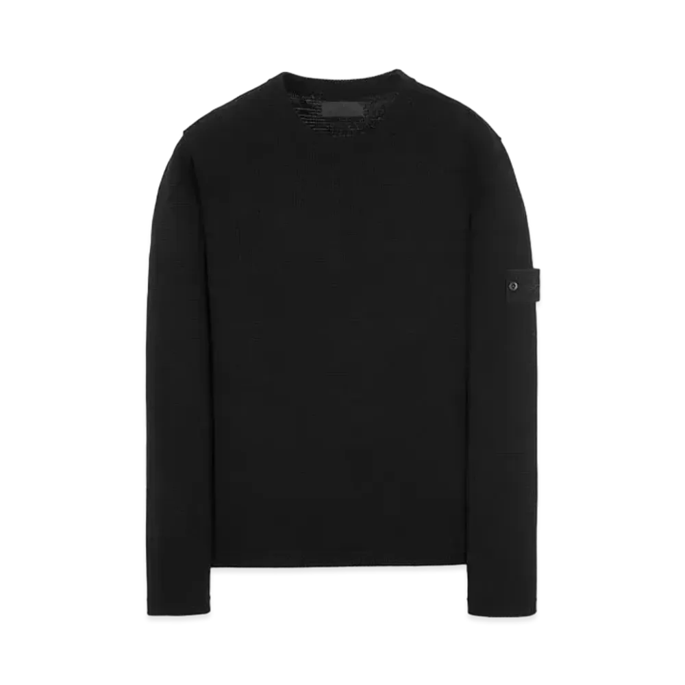 Stone Island 567FA PURE WOOL_GHOST PIECE "Black"