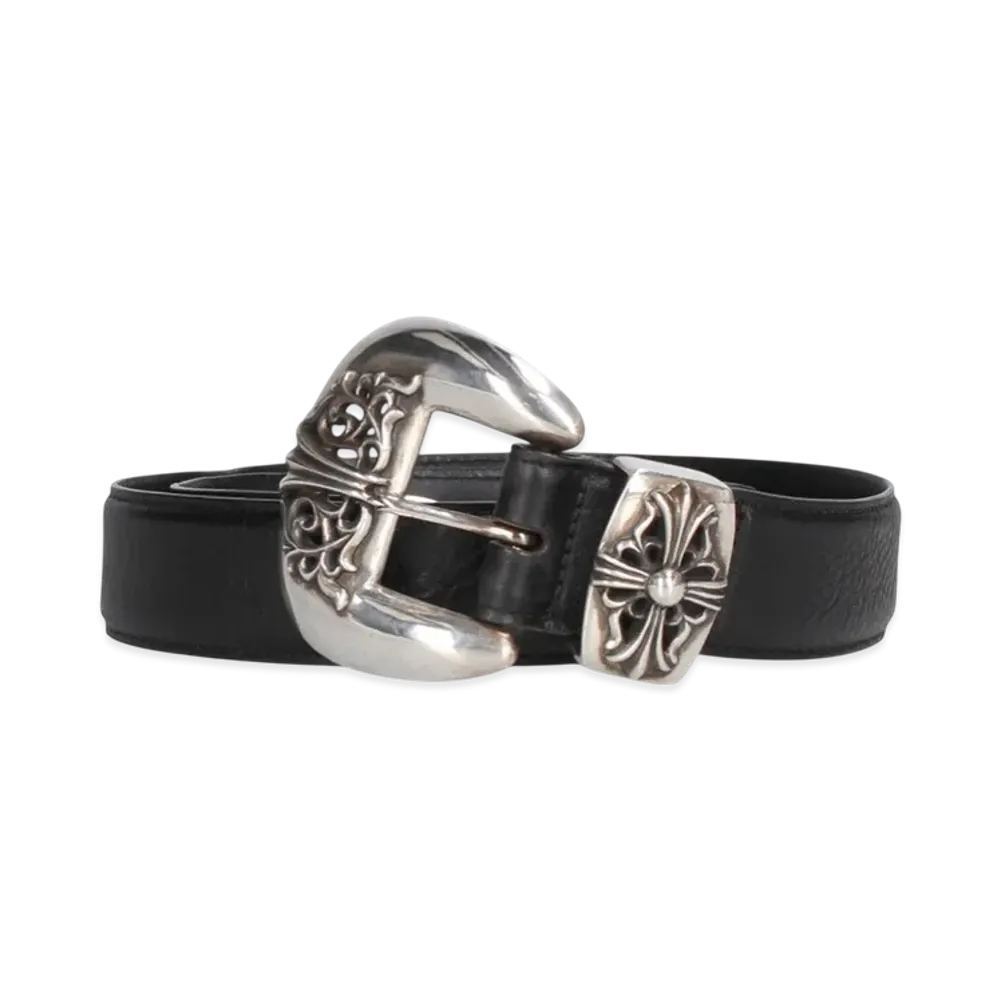 Chrome Hearts Classic 3PC Belt "Black/Silver"
