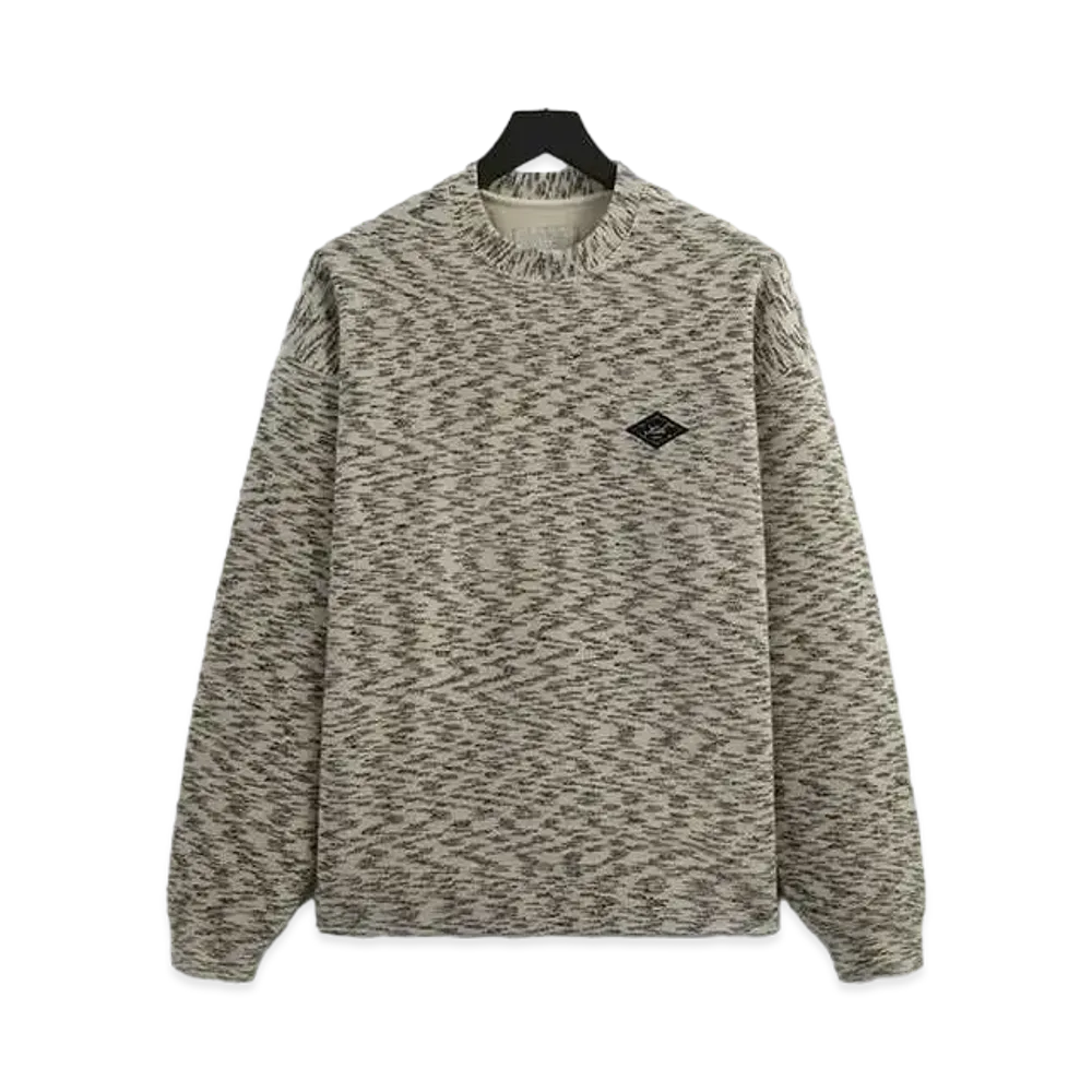 Kith Marled Knit Nelson Crewneck "Black"