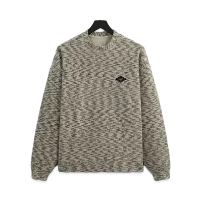 Kith Marled Knit Nelson Crewneck "Black"