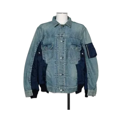 sacai Denim x MA-1 Jacket "Denim"