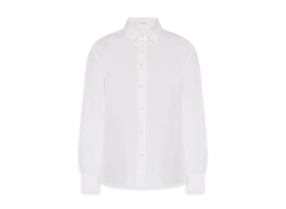 The Row Women's Sadie Cotton Shirt "White"
