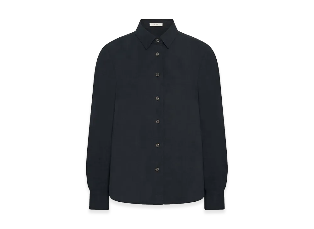 The Row Women's Sadie Cotton Shirt "Black"
