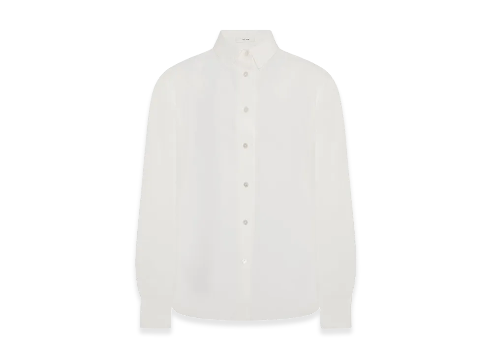 The Row Women's Sadie Cotton Shirt "White"
