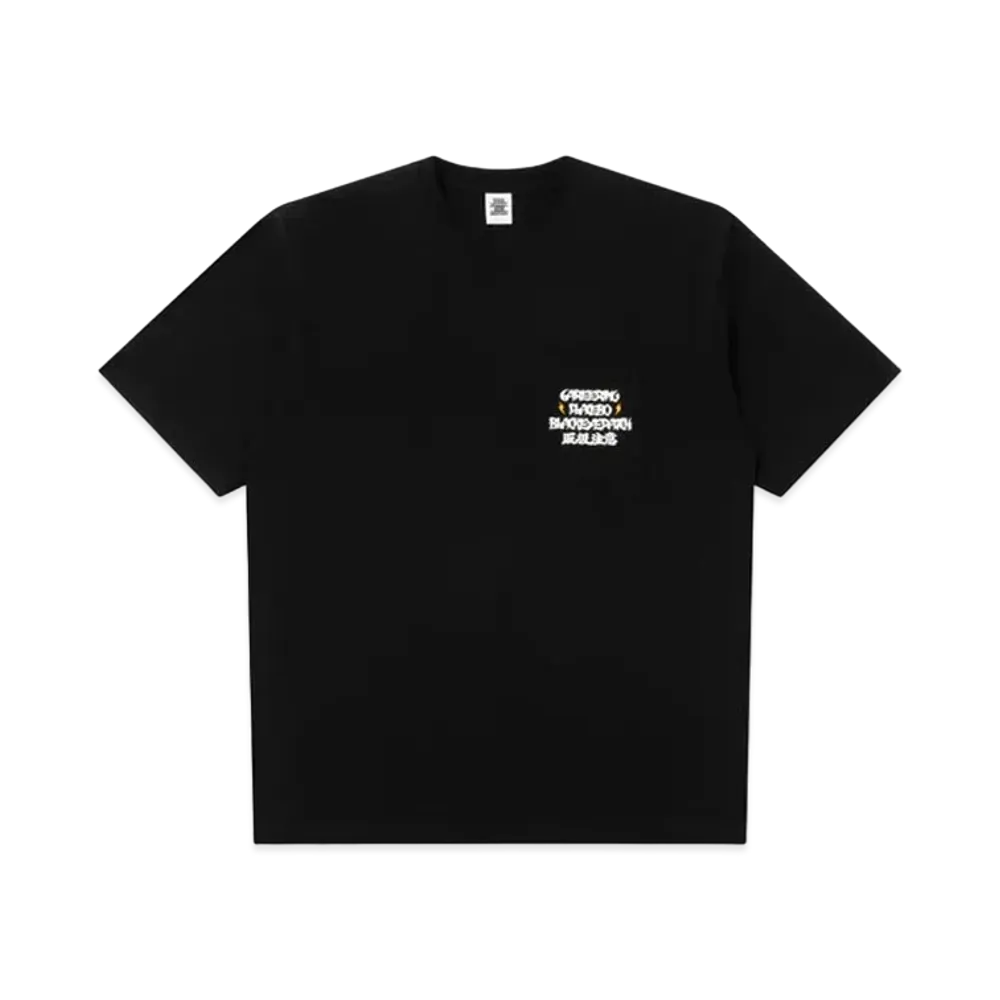 Black Eye Patch x Careering Pocket Tee "Black"