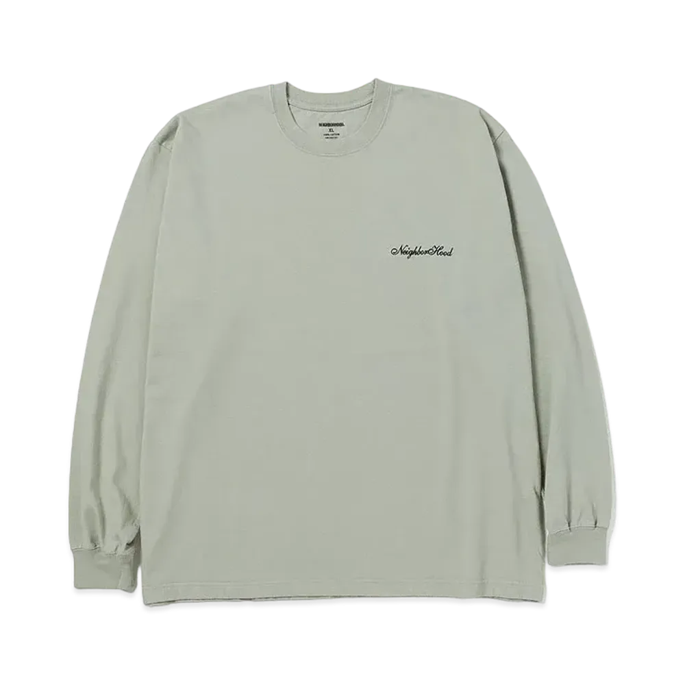 NEIGHBORHOOD 24SS NH Tee LS-3 "Sage Green"