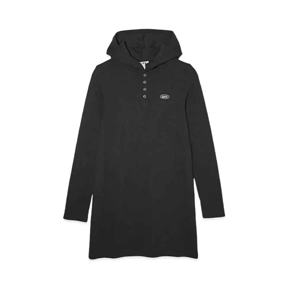 X-Girl Rib Hoodie Dress "Brown"