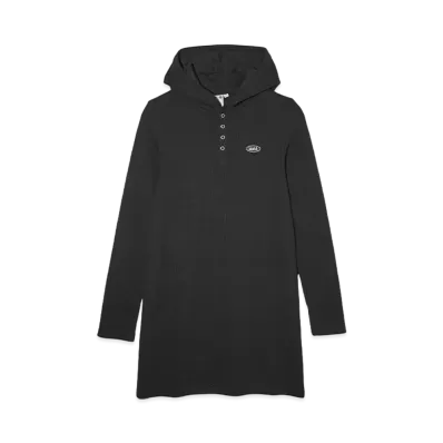 X-Girl Rib Hoodie Dress "Brown"