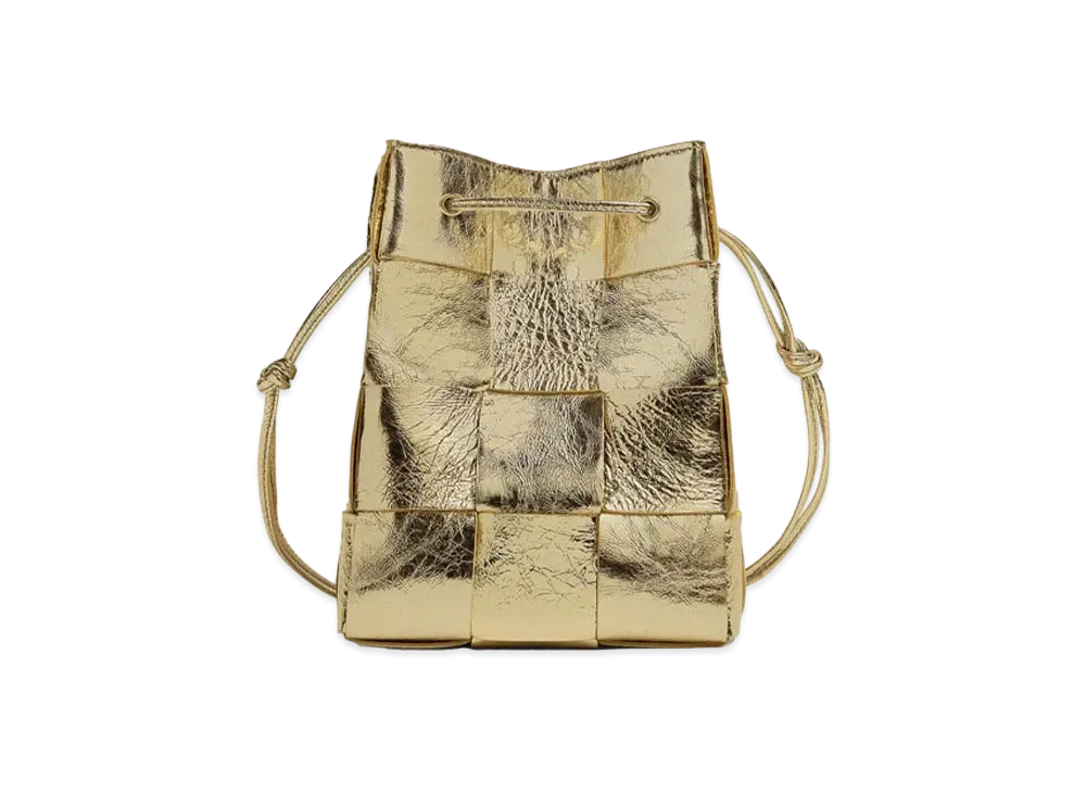 Bottega Veneta Cassette Small Crossbody Bucket Bag "Super Moon"
