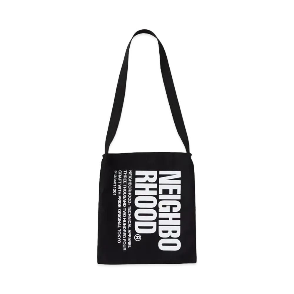 NEIGHBORHOOD ID Shoulder Bag "Black"