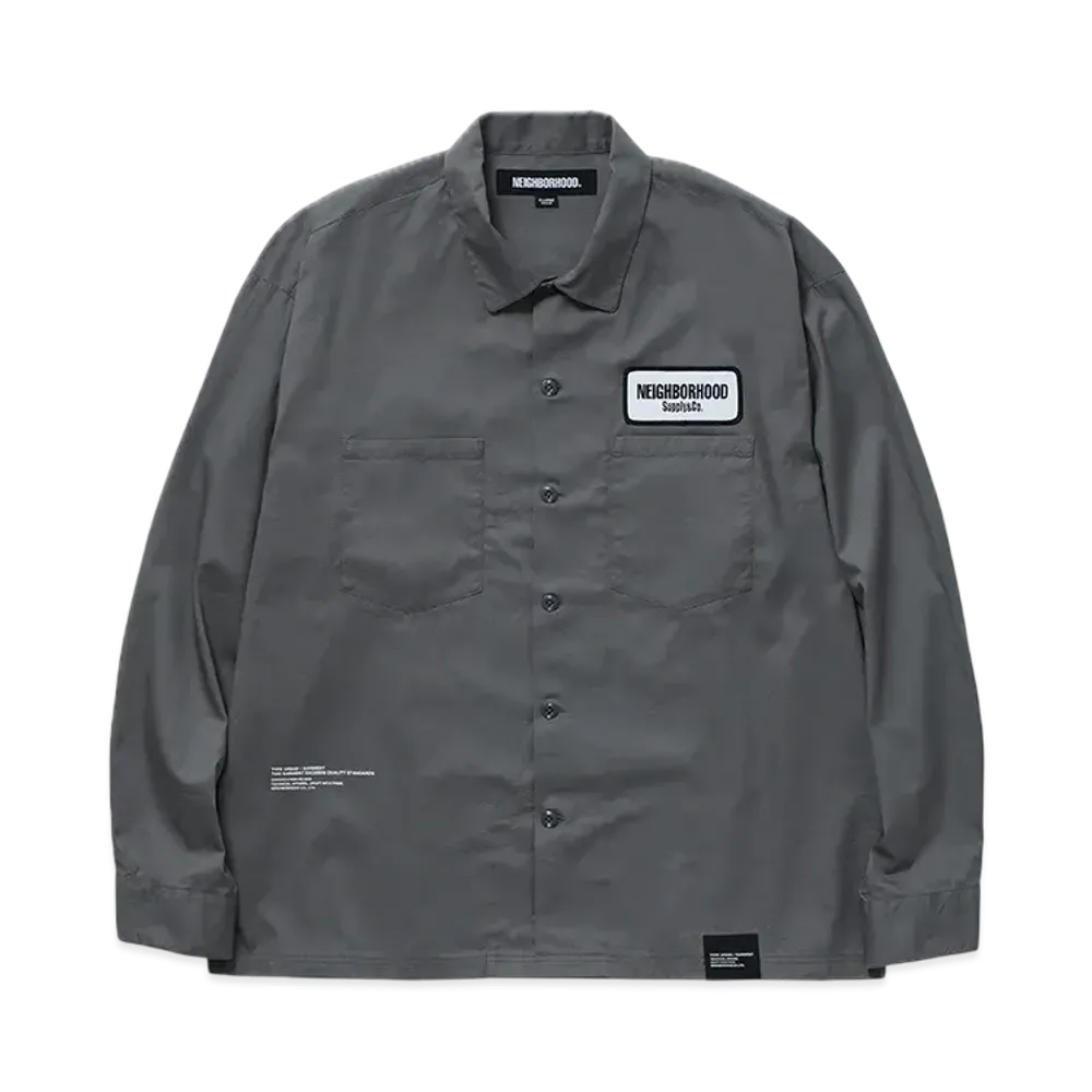 NEIGHBORHOOD Classic Work Shirt LS-2 "Gray"