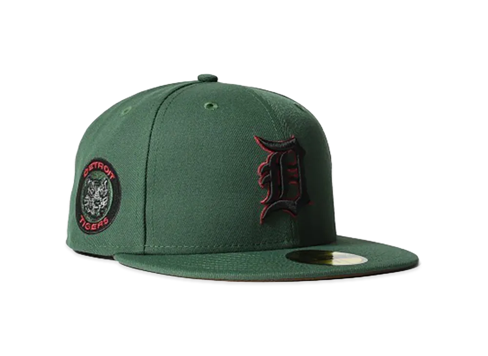 NEW ERA x HOME GAME Detoroit Tigers CO Primary Logo 59Fifty "Dark Green"
