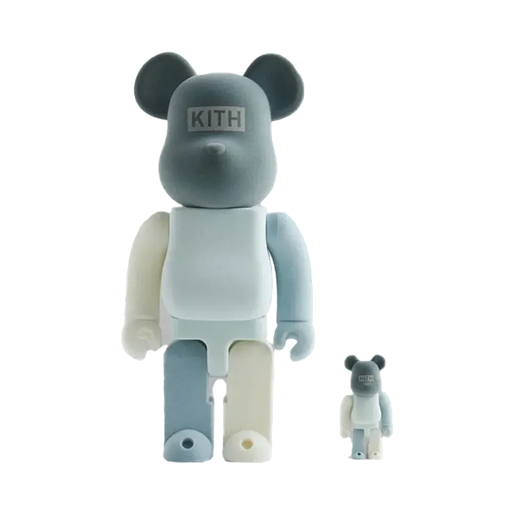 Kith x MEDICOM TOY BE@RBRICK 100% x 400%