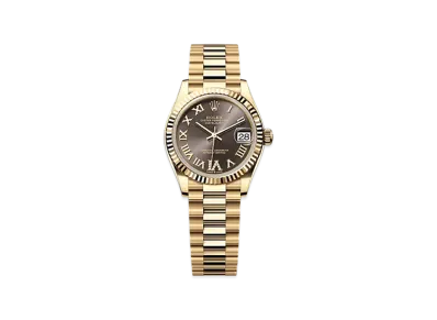 ROLEX Datejust 31mm Yellow Gold 278278 "Dark Grey"
