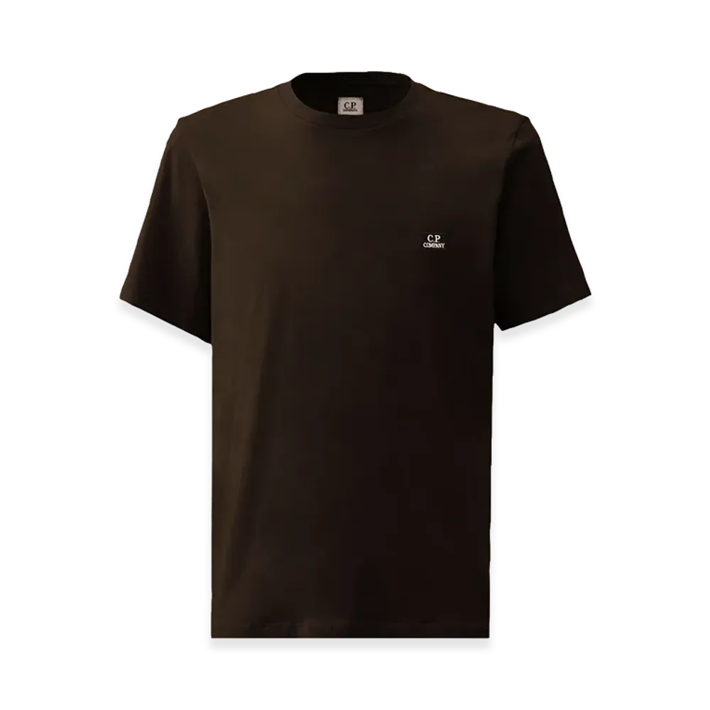 C.P. Company 30/1 Jersey Short Sleeve Logo Patch T-Shirt "Black"