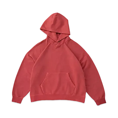 visvim AMPLUS HOODIE P.O. (UNEVEN DYE) "Red"